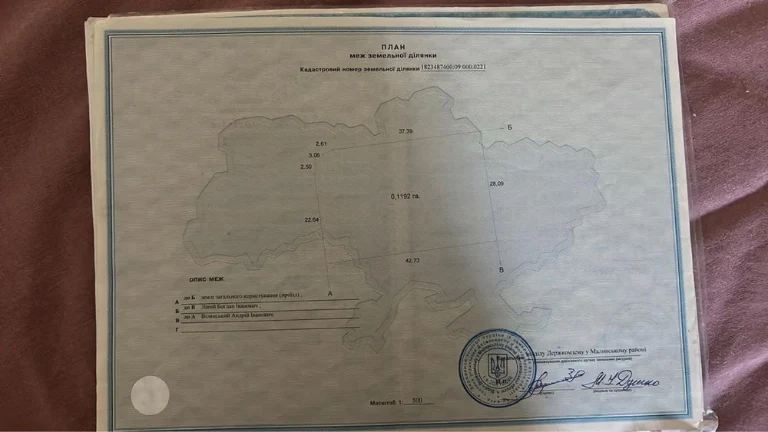 Продам ділянку біля Маліну Житомирськой обл.
