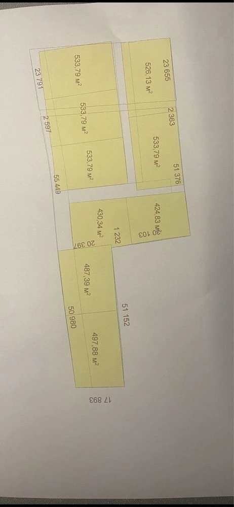 Продається ділянка 53 сот у центральній частині м. Винограді