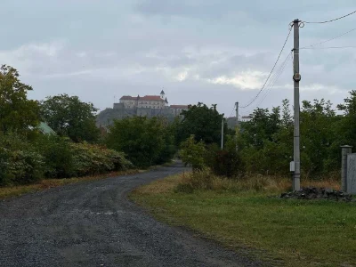 Ділянка недорого 8,5 сот Мукачево з ПАНОРАМОЮ на замок Палан
