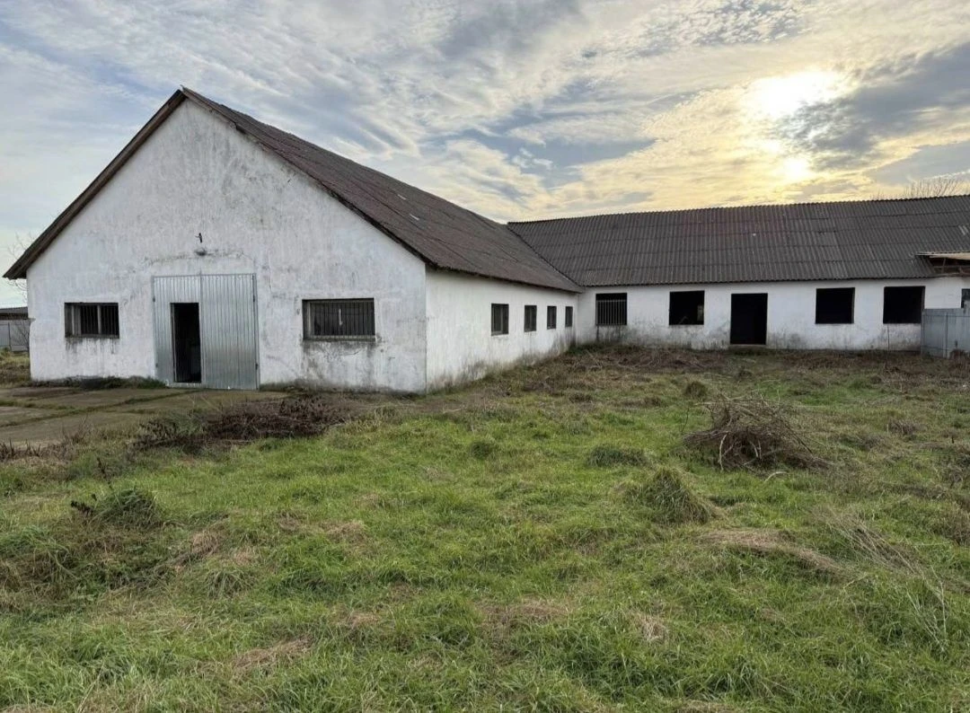 Продаж земельної ділянки з будівлею,с.Кошелево, 10км від м.Х