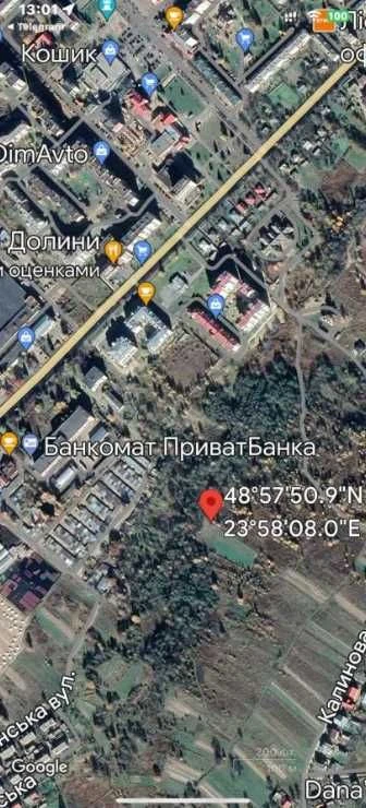 Продаж зем.ділянки 13,5 сот.у с.Мала Тур'я,Долинського р-ну_