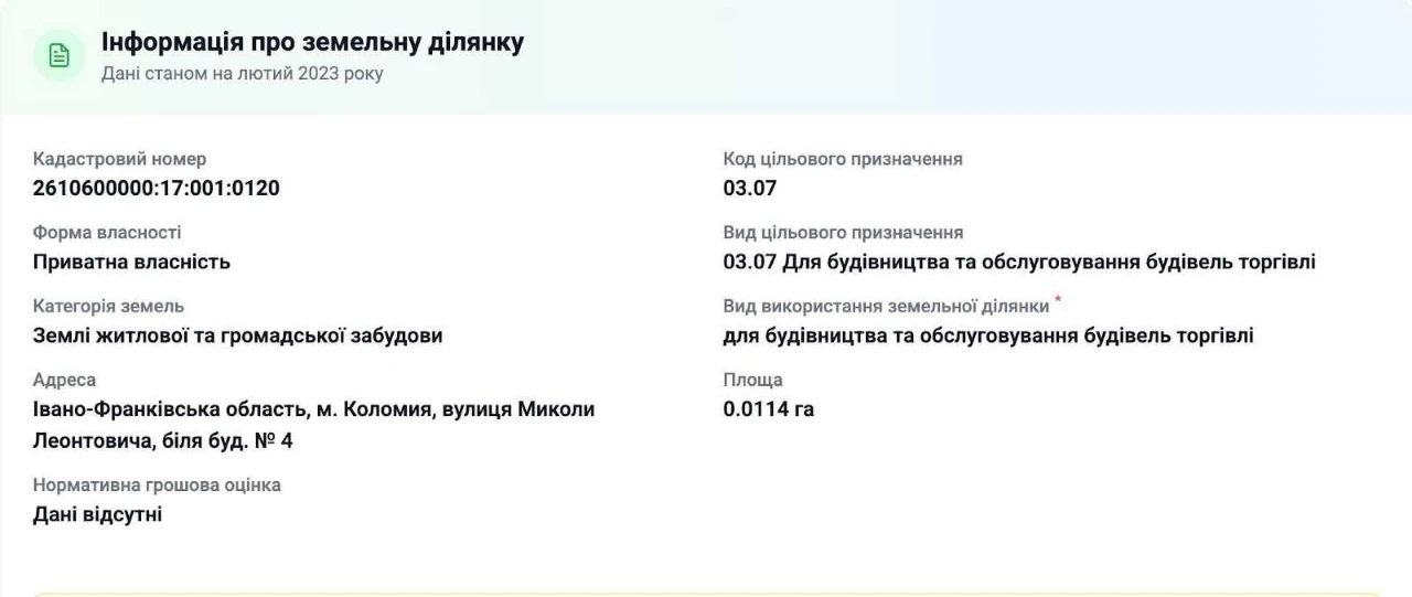 Терміново!! Продаю фасадну комерційну земельну ділянку 100м2