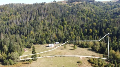 Продається ділянка 1 га. Косів. Краєвид. Гори. Карпати. Елек