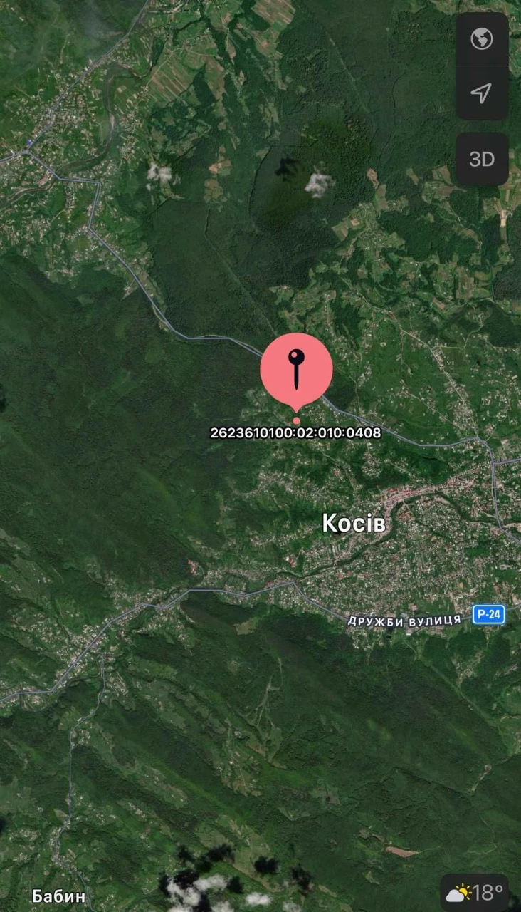 Продаж ділянки (46сот) у місті Косів,  вул. Павлика. БЕЗ КОМ