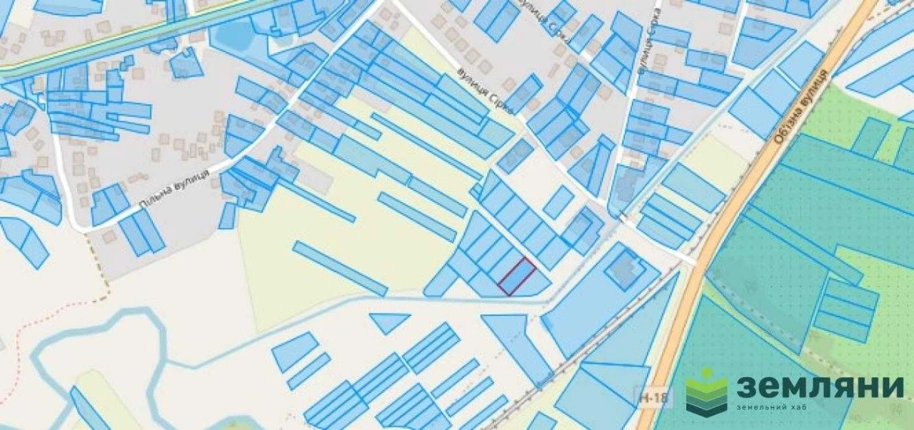 Продаж землі 10 соток під забудову, м.Тисмениця вул. М.Погід