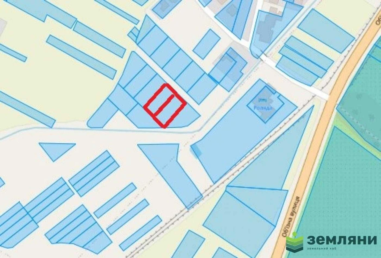 Продаж землі 10 соток під забудову, м.Тисмениця вул. М.Погід