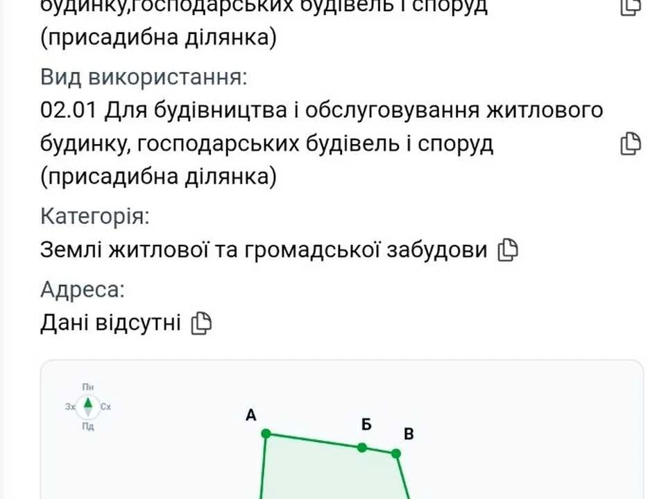 Ділянка. Біла Церква, Січових Стрільців вул.