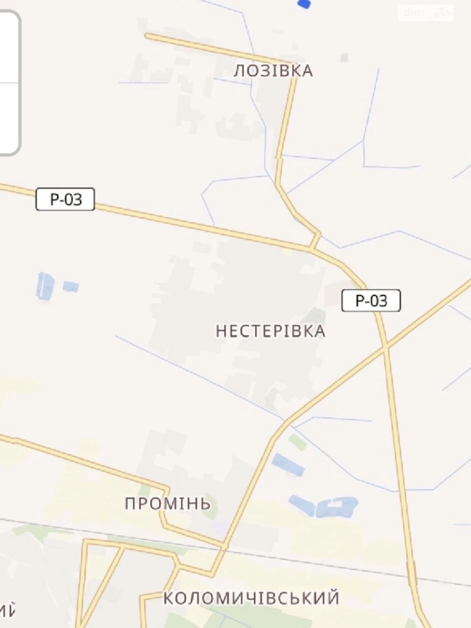 Продаж Ділянка під житлову забудову Лозівка