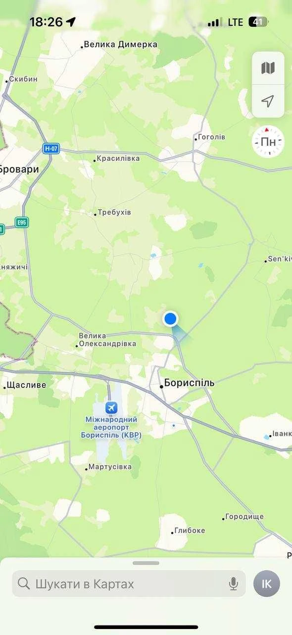 Ділянка 8соток Бориспіль Максима Рильського