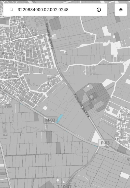 Земля промисловості 2.000га  2 км від Борисполя по трасі на
