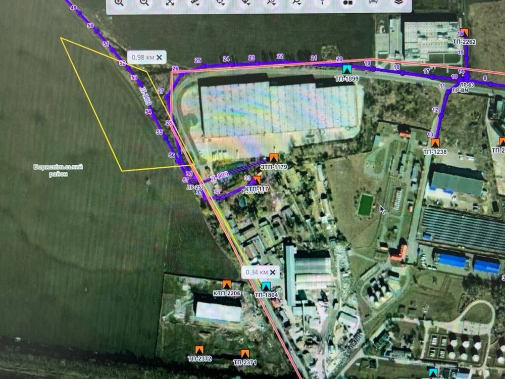 Без % Продаж  ділянка 6.3 га  Бориспіль Бровари Київ промка