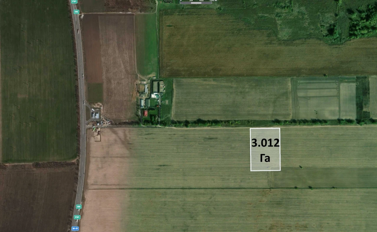 Продаж промислової земельної ділянки, (3 Га + 1.5 Га). Брова