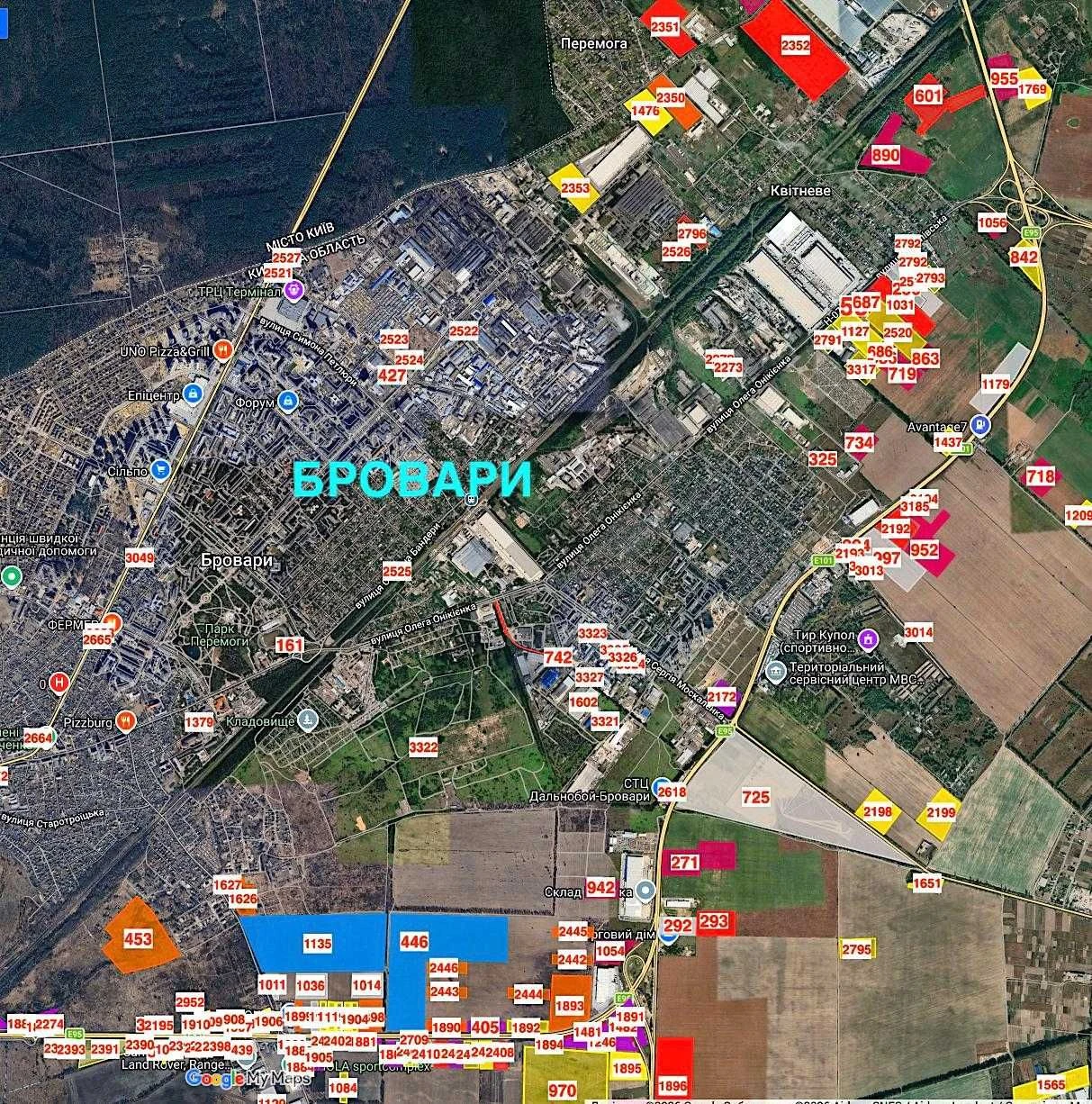 Продаж фасадної земельної ділянки, траса Київ - Бровари, за