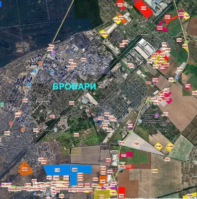 Продаж фасадної земельної ділянки, траса Київ - Бровари, за