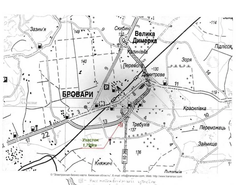 Ділянка. Бровари, Обїзна дорога