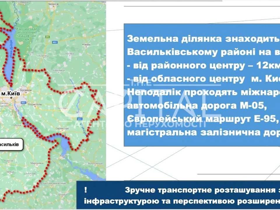 Ділянка. Васильків, Першого травня