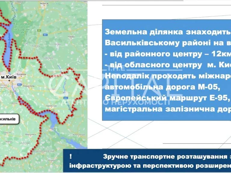 Ділянка. Васильків, Першого травня