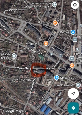 Продаж земельної ділянки з будинком в центрі м. Васильків