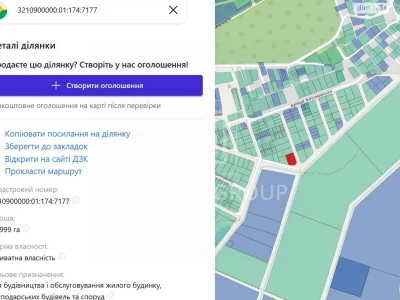 Продаж Ділянка під житлову забудову