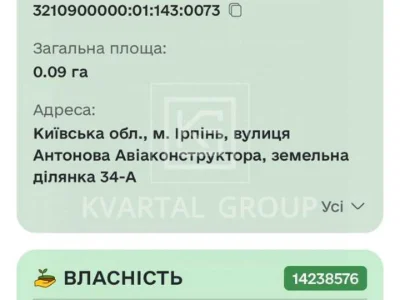 Ділянка. Ірпінь,