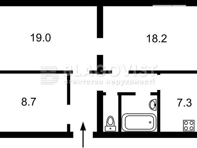 Sale of 3-room apartment 62.7 sq. m. on Nimetska Street 3 • ID 345539