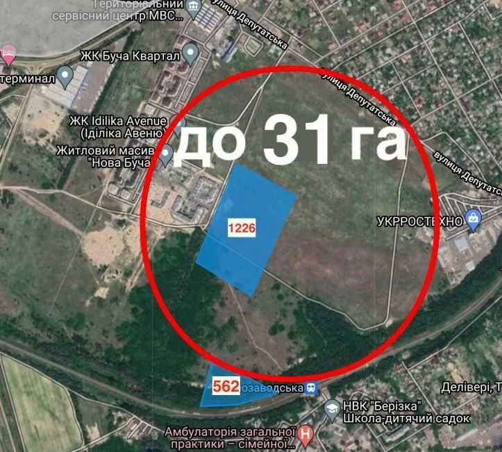 1226. Ділянка під багатоповерхову житлову забудову, житловий