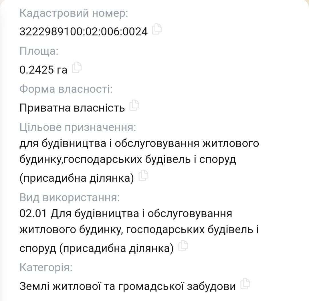 Продаж земельної ділянки 24,25 сотки під забудову неподалік