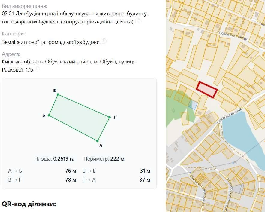Продаж земельної ділянки 67 соток у м. Обухів