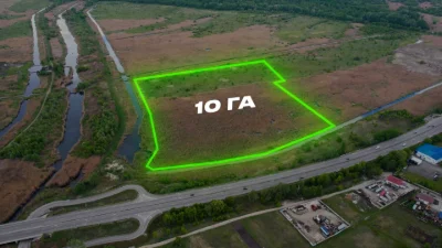 Фасад  Обухівської траси 6,27 га, Таценки Безрадичі Київ + 0
