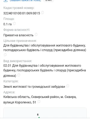 Продаж Ділянка під житлову забудову