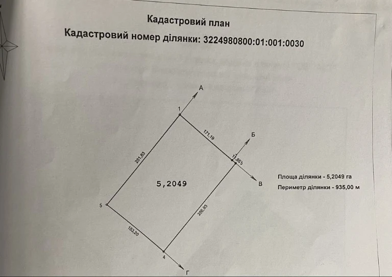 Пай земля в Київській обл