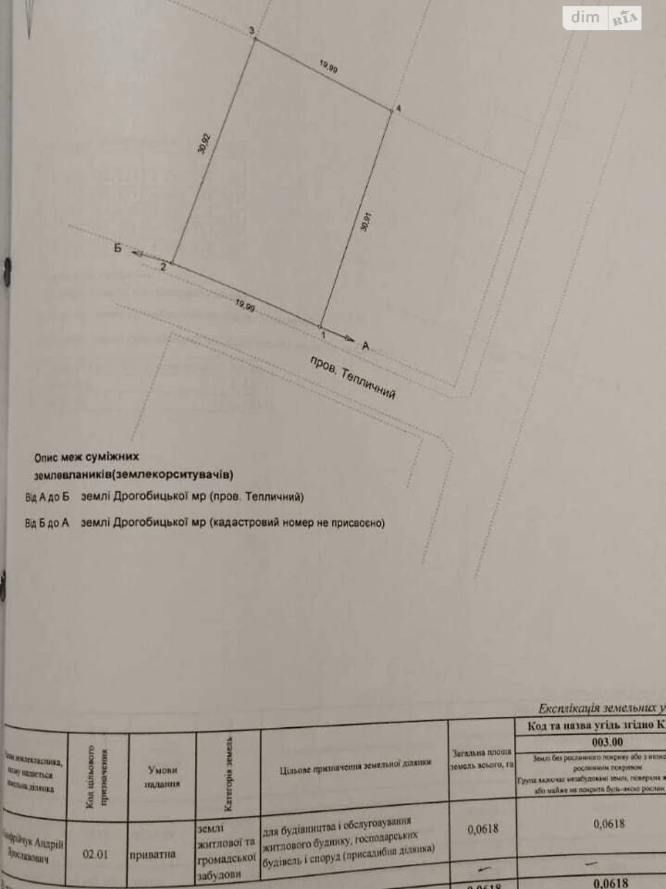 Продаж Ділянка під житлову забудову