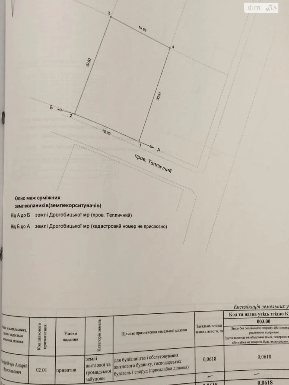 Продаж Ділянка під житлову забудову