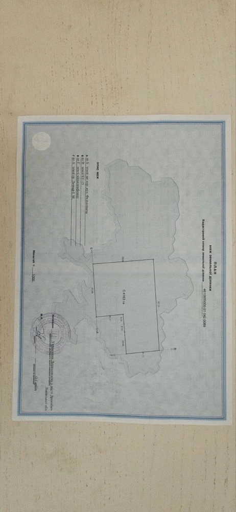 Продаж території 42 сотих (землі)