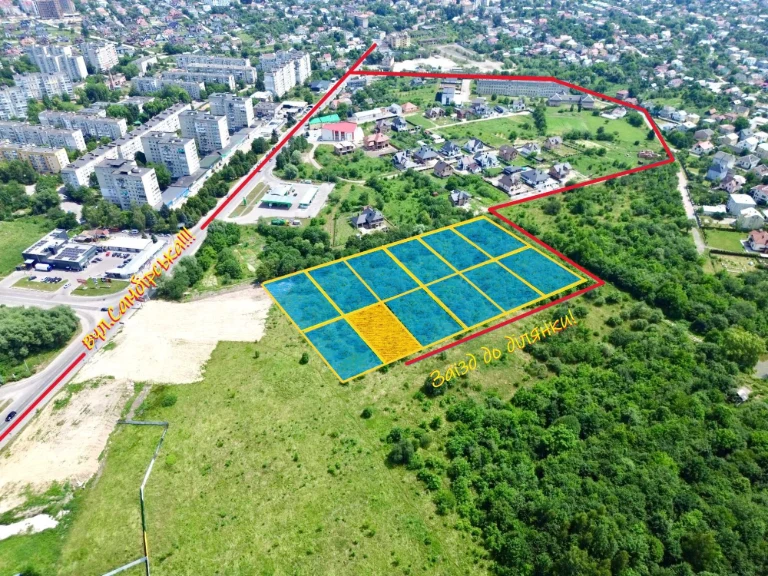 Продаж ділянки в м.Дрогобич. вул.Самбірська