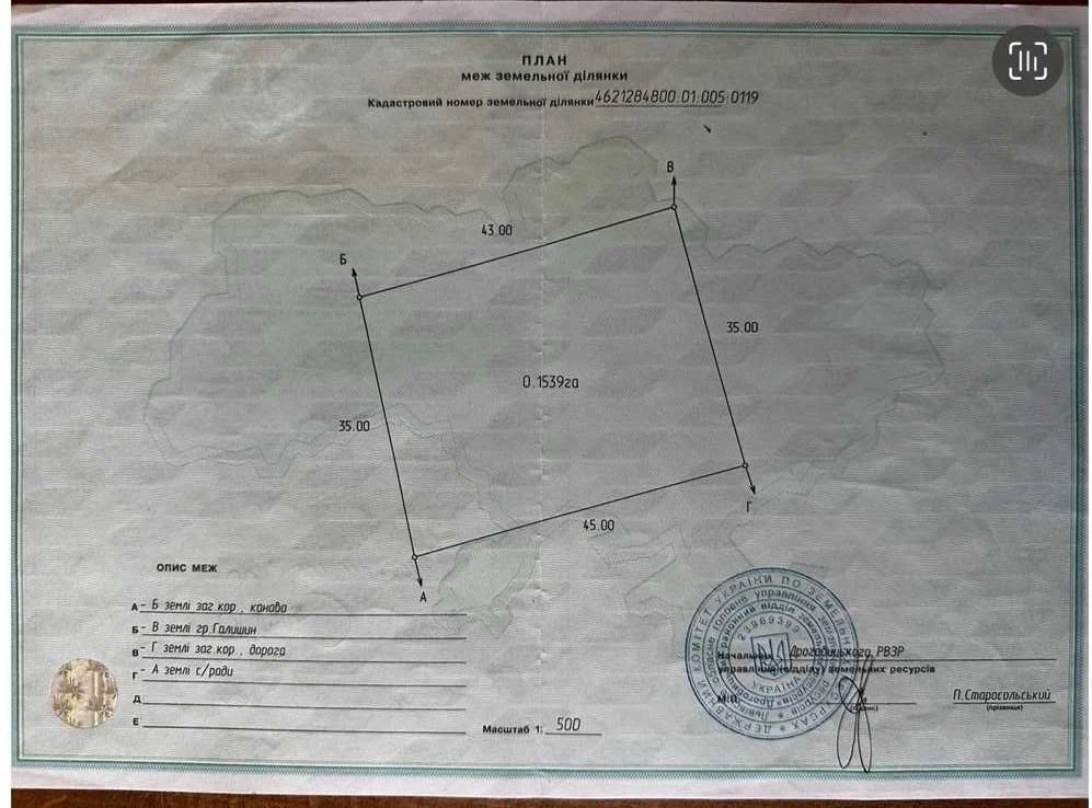 Продається земельна ділянка під забудову, в м. Дрогобич, р-н