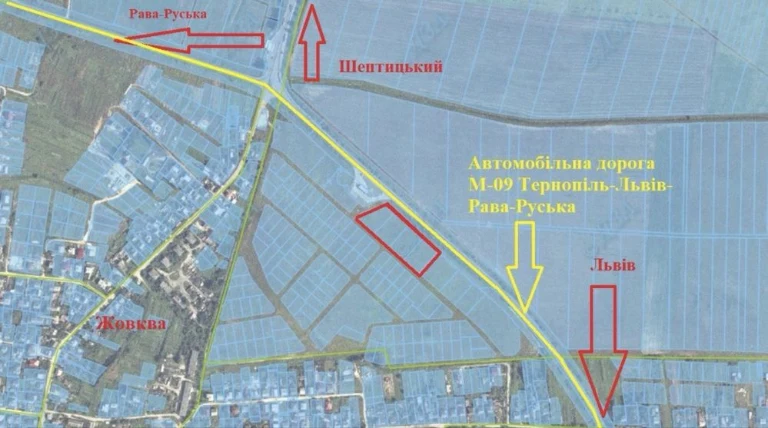Земельна ділянка 1 гектар, кільцева дорога Жовкви