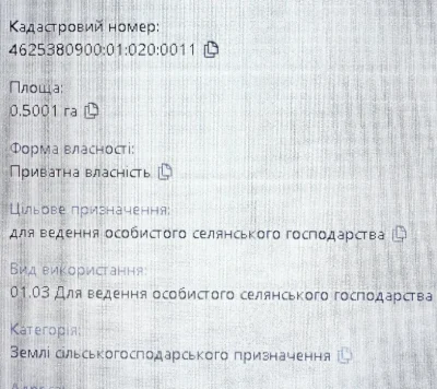 ПРОДАЖ Земельної ділянки