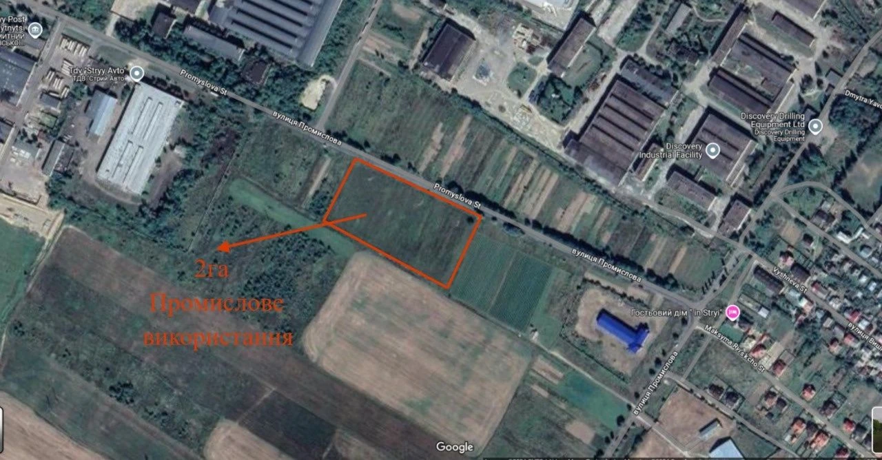 Продам земельну ділянку 2 га під комерцію