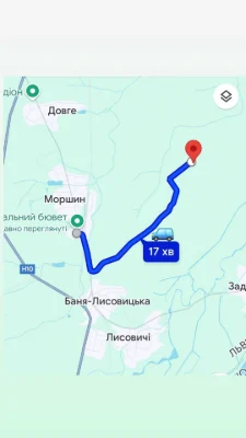 Земельна ділянка у лісі  5 км від м. Моршин
