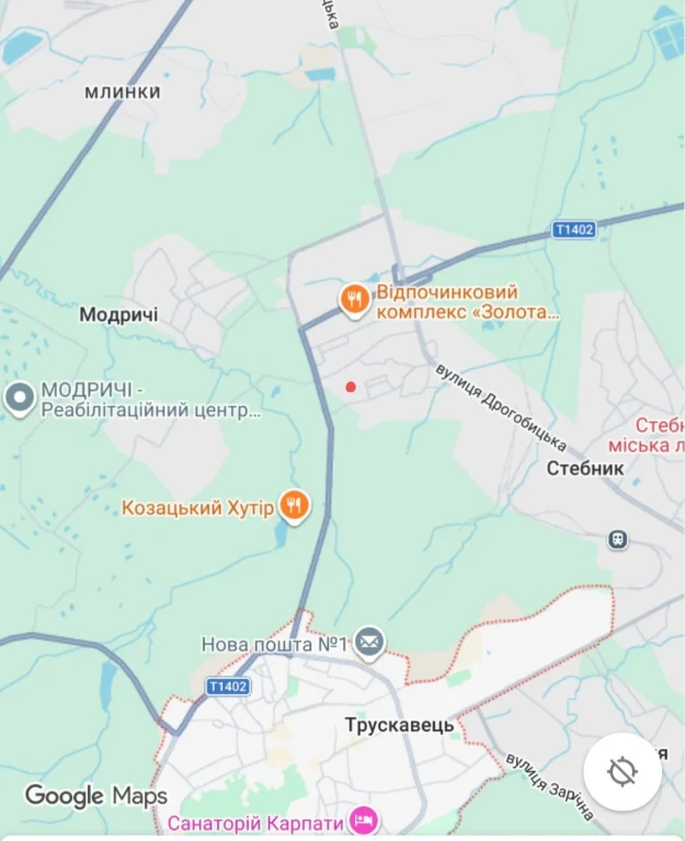 Земельна ділянка поблизу Трускавця