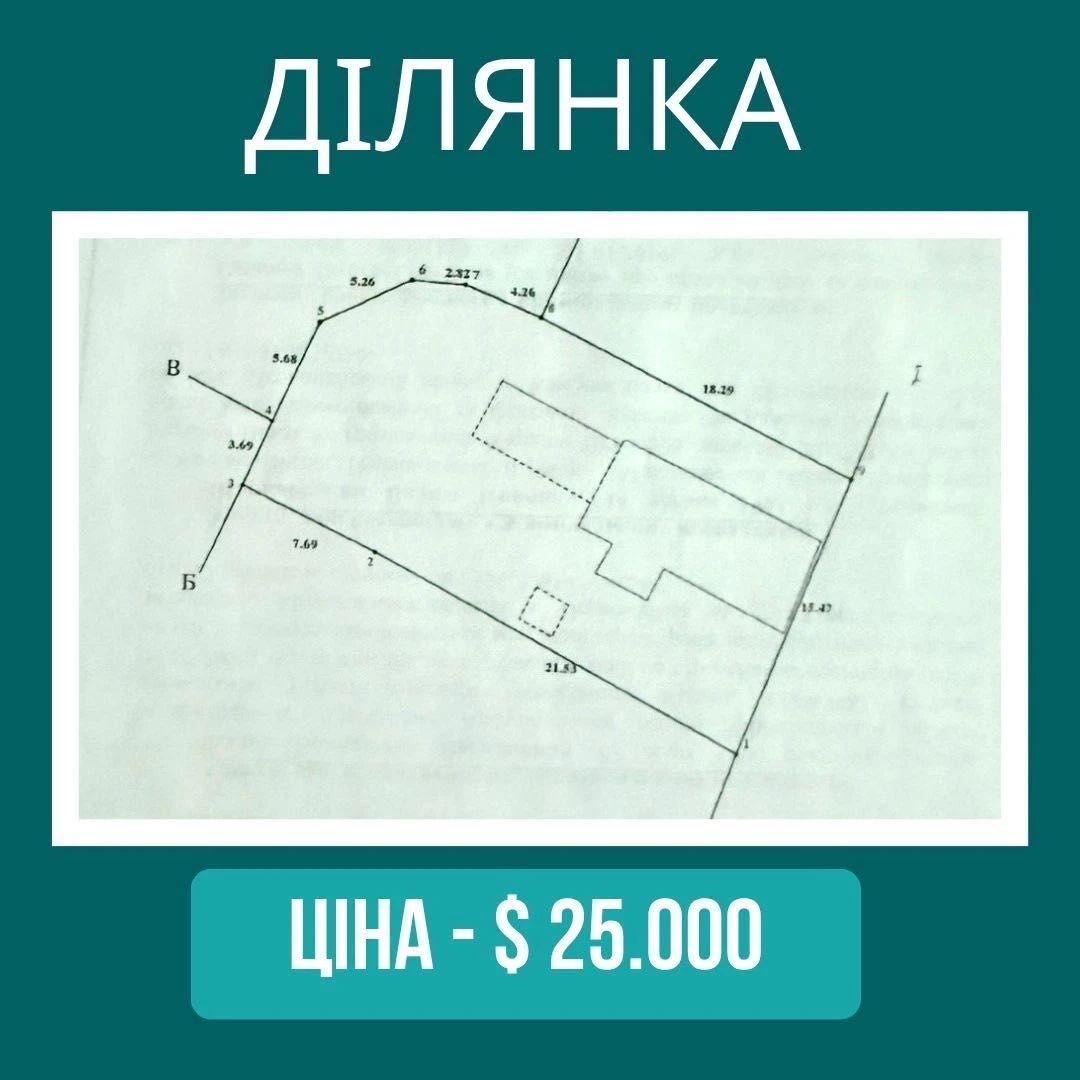 Земельна ділянка в центрі міста