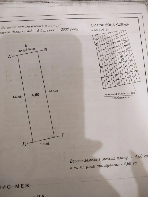 Продам участок 4 га. Великий Дальник. Участок росположен око