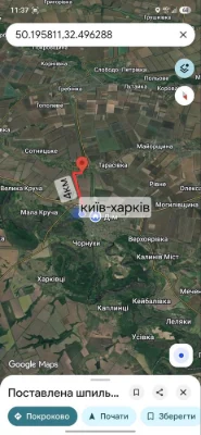 Дачна ділянка із будинком під реконструкцію