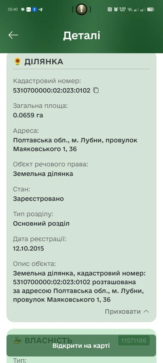 Земля під забудову