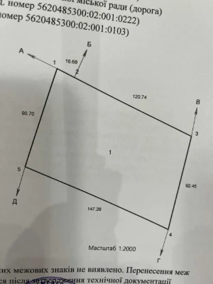 Продам ПАЙ Чорнозем 1,28 Га м.Березне (напрямок с.Зірне)