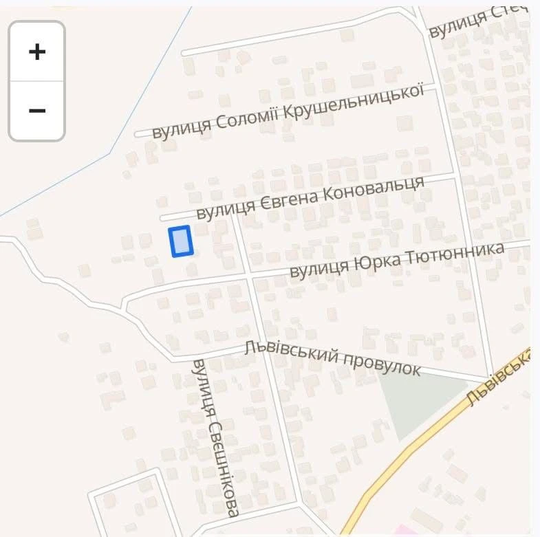 Земельна ділянка під забудову в районі Райлікарні| м. Дубно
