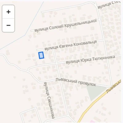 Земельна ділянка під забудову в районі Райлікарні| м. Дубно