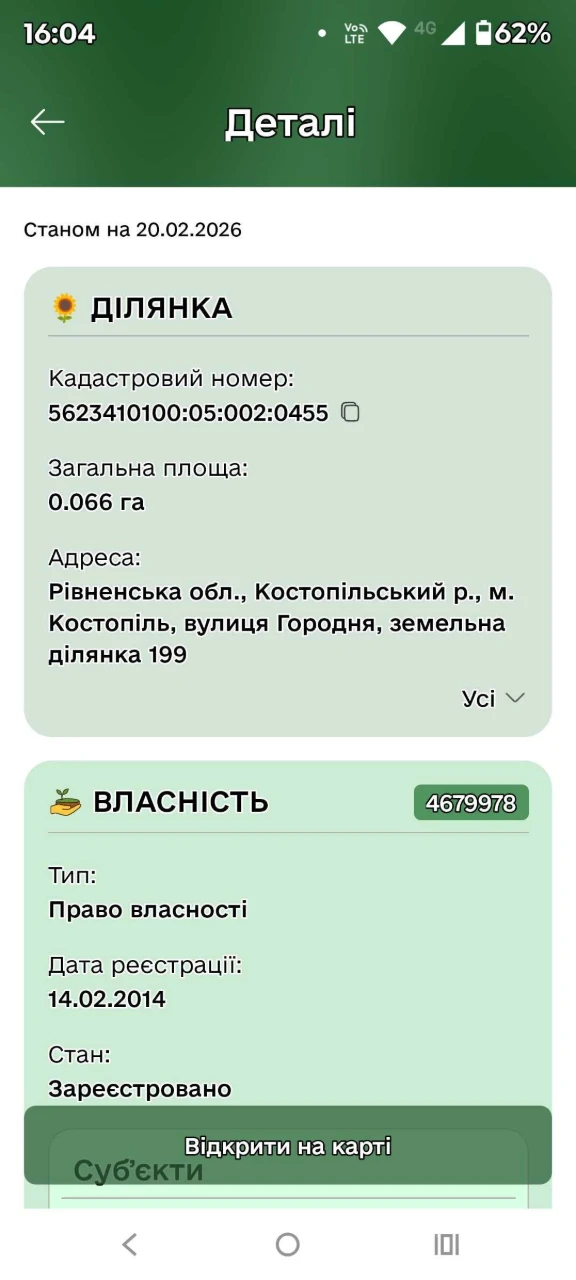 Продам земельна ділянка Хмизопіль