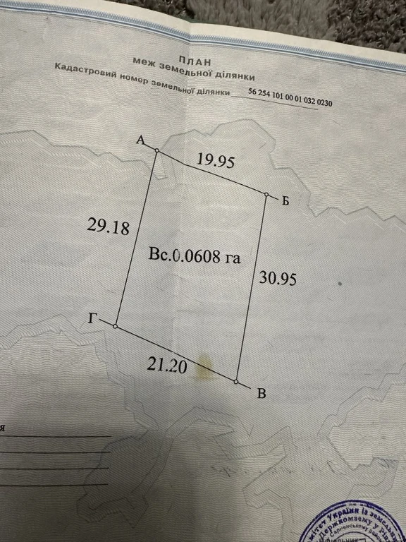 Продам земельну ділянку !